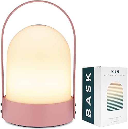 Bask Kin Portable sem fio Lanterna Lâmpada de mesa | USB recarregável | Bateria de 4000mA de longa duração poderosa