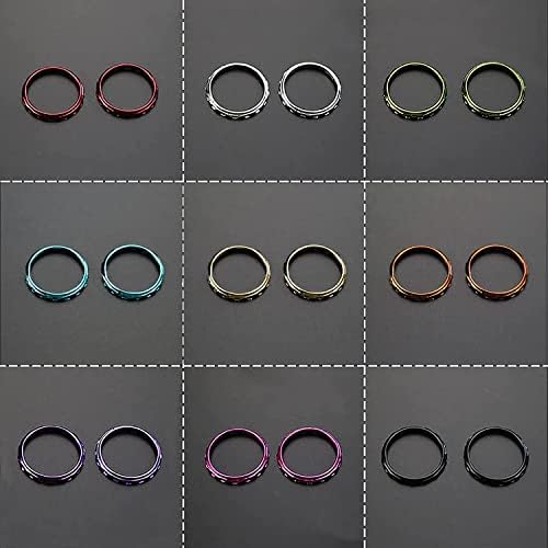 2 PCs colorido Rings de jogo colorido peças de reposição anel de roqueiro decorativo para PS5 Controlador