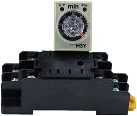 BNEGUV H3Y-2 60min 220V Power de relé de tempo de tempo de tempo no tempo de tempo de prata