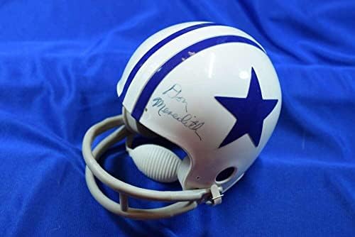 Don Meredith PSA DNA assinado Cowboys Mini capacete Autograph - Autographed NFL Mini Celmets