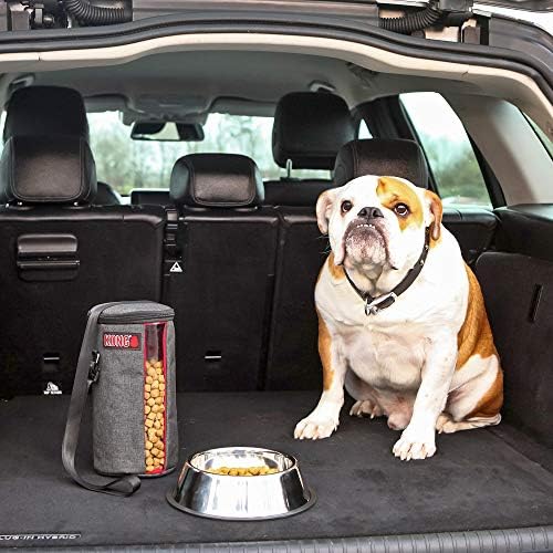 Kong Kibble Storage Dog Food Saco de viagem - Contêiner de alimentos portáteis para animais de estimação