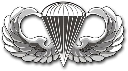 Vet Shop Military Shop US Army Jump Wings Vinil Janela de vinil adesivo decalque 3,8