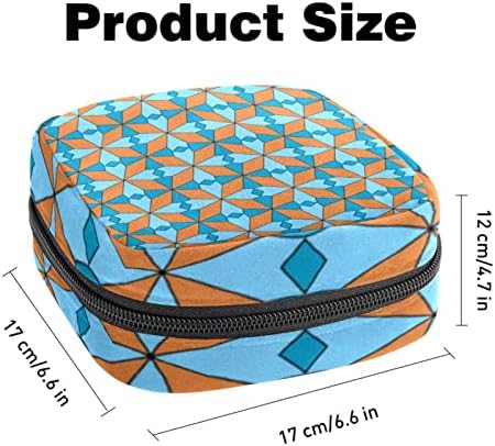 Sacos de padrões geométricos para guardanapos sanitários, cálculos menstruais do porta