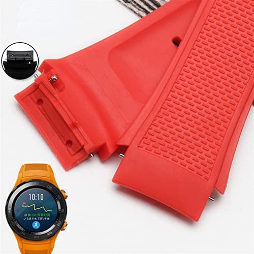 UMCNVV Soft Silicone Watch Band Wrist Strap Substacement WatchBand 20mm para Huawei Watch2 Fashion Smartwatch