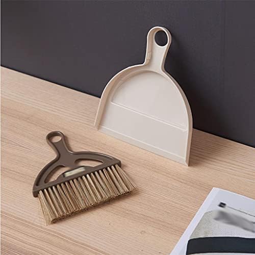 N/A Mini Mini House HousedPan Brush Conjunto de vassoura de vassoura Dustpan Brush de limpeza