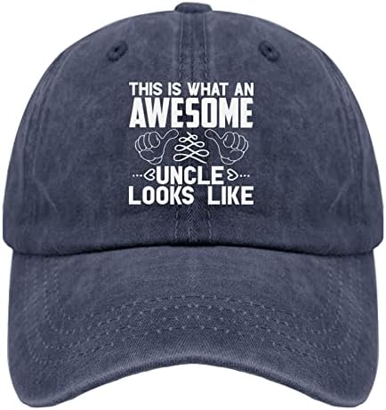 Chapéus é isso que um tio incrível se parece com chapéu de pai, chapéu gráfico para mulheres