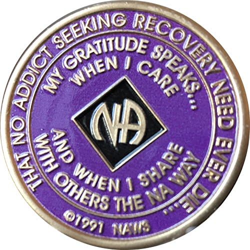 Violet Purple e White NA Medallion de 2 anos