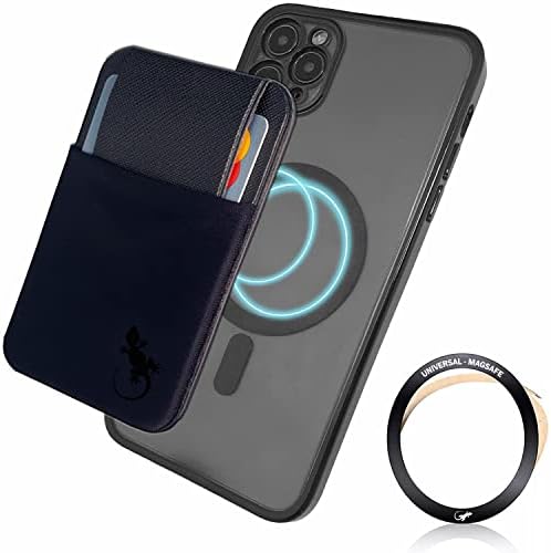 Gecko Secure Magnetic Wallet Universal Magsafe para qualquer telefone - suporte para cartões de correção