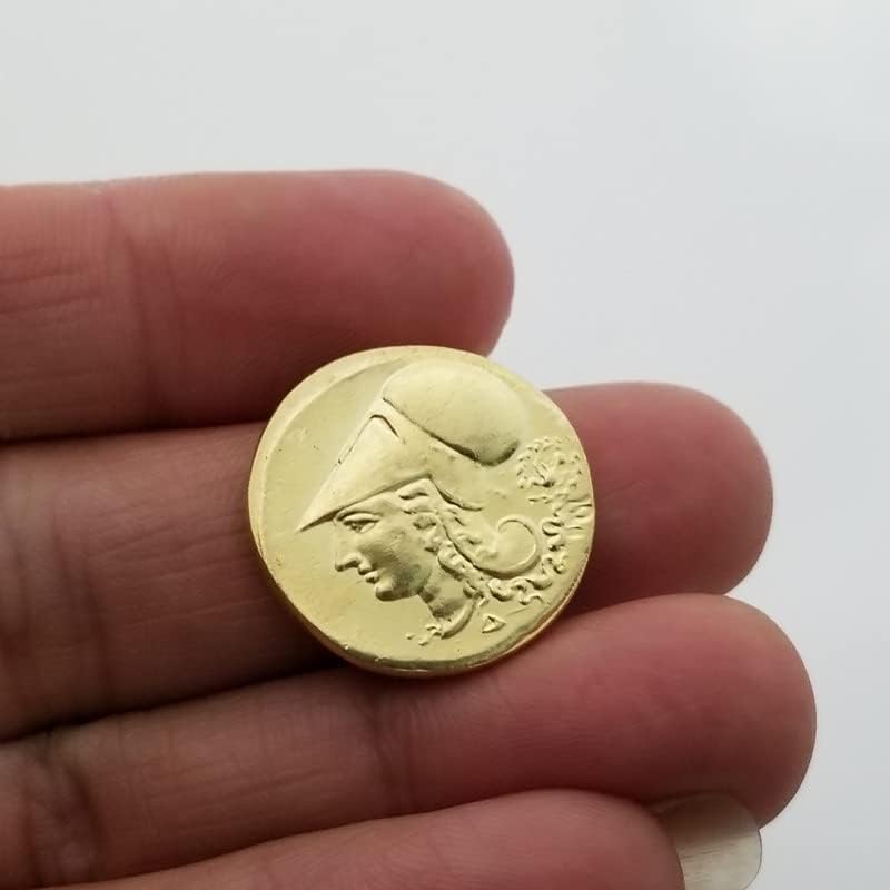 Avcity Antique Handicraft Greek Golden Coin