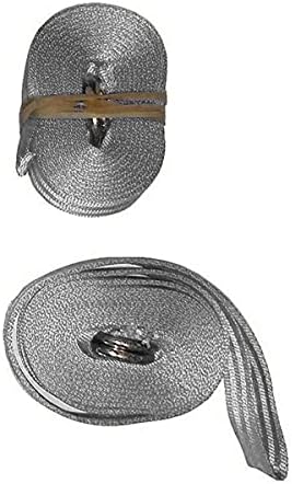 Correias de nylon tanques de tiras duplas D anel D | 2 polegadas de largura por 13 pés de comprimento | 4-PACK