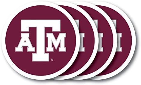 NCAA Texas A&M Aggies Vinyl Coaster Set