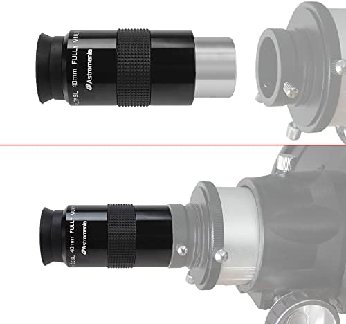 Astromania 1,25 40mm Super Ploessl ocular - a maneira mais barata de obter uma imagem nítida