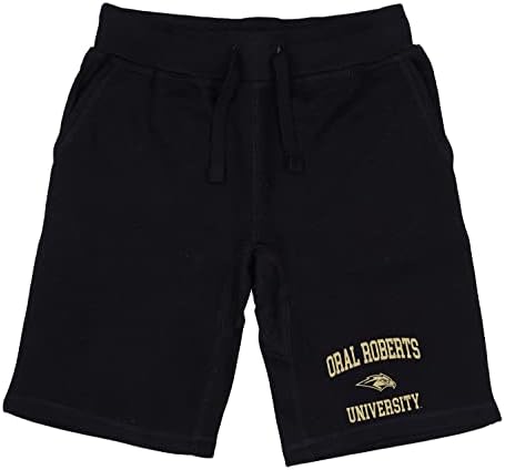 Oal Roberts University Golden Eagles Seal College Fleece Shorts de cordão