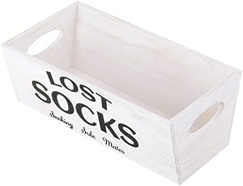 Casquete de meias perdidas Lost Socks Sign Farmhouse Lavanderia Decoração e acessórios Lost
