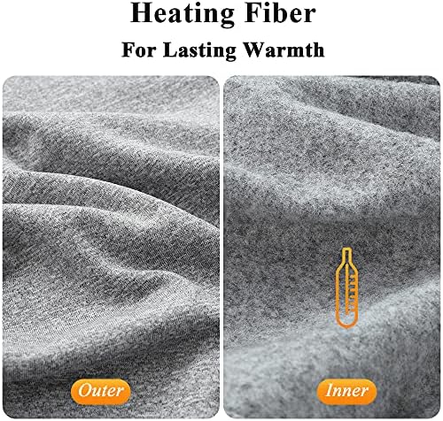 Sanqiang Men's Fleece linhou longos roupas térmicas de roupas de índices de duas peças no meio-peso quente para