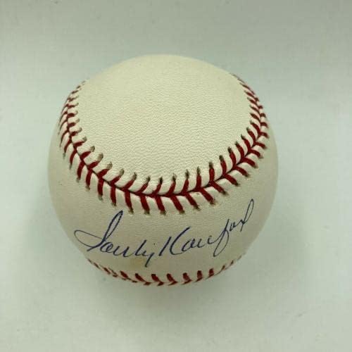 Sandy Koufax assinou autografou a Major League Baseball com Steiner COA - Bolalls autografados