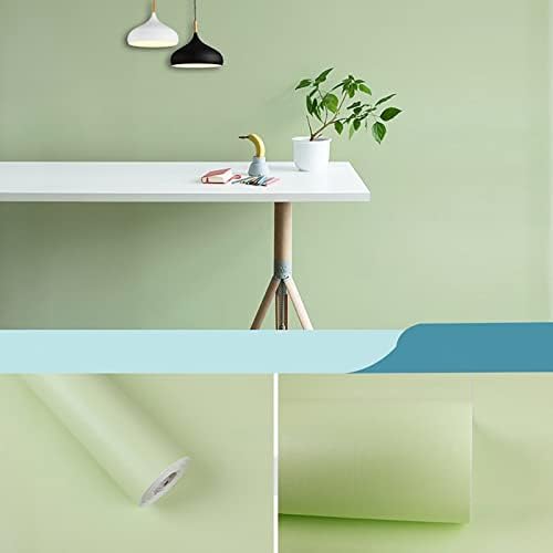 Tifege Shelf Liner Peel Green e Stick Papel de parede papel Contato Cor Solid Cor impermeável Adesivos