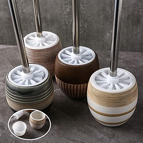 Escova de escova de vaso sanitário guojm, escova de vaso sanitário de cerâmica de cerâmica de cerâmica