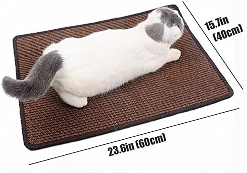 Grande Tamanho Sisal Cat Scratcher Scratching Post Mat Toy para Catnip Tower Climbing Tree Pad Refrigeing Litter