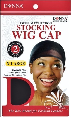 Premium Stocking Wig Cap X -Large - 6 peças