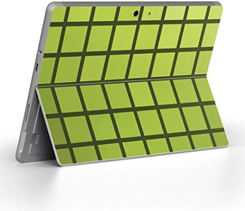 capa de decalque igsticker para o Microsoft Surface Go/Go 2 Ultra Thin Protective Body Skins 001869 Padrão simples verde