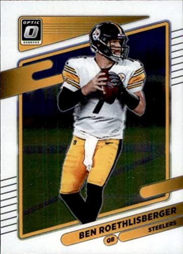 2021 Donruss Optic 148 Ben Roethlisberger Pittsburgh Steelers Cartão de negociação oficial da NFL