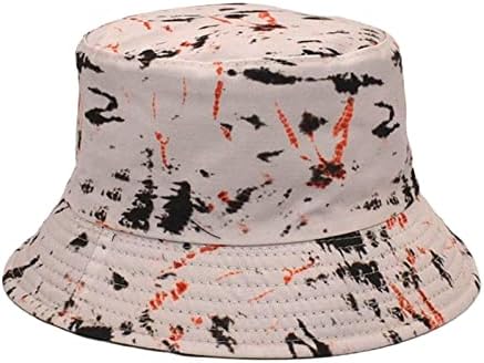 Visor Hat Hat Sunset Bucket Caps Hat Homem Men e Mulheres Casual Verão Praia Impressa Praia Dupa Dupla Lado