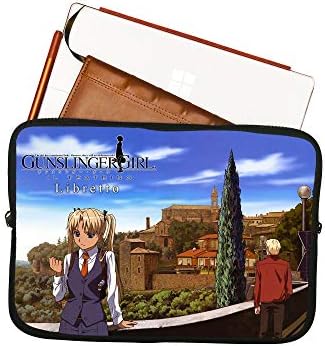 Girlinger Girl Anime Laptop Saco de Laptop Saco de Notebook 15 polegadas comprimido e notebook Case/mousepad Surface/Anime