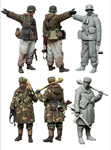 Goodmoel 1/35 Segunda Guerra Mundial Soldado Alemão Soldier Soldier Model Kit/Kit em miniatura não montado