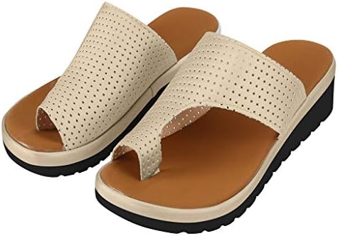 Hunyun 2019 New Women Women Grost Bottomed Sandal Shoes Wedge Heel Sandals Clip Toe Summer Beach Shoes