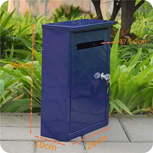 Caixa de correio EYHLKM - Caixa de entrada da caixa de sugestão Caixa de inspeção disciplinar （26x10x36cm）