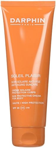 Darphin Soleil Plaisir SPF 30 Creme de proteção solar para o corpo para mulheres, 4,2 onças