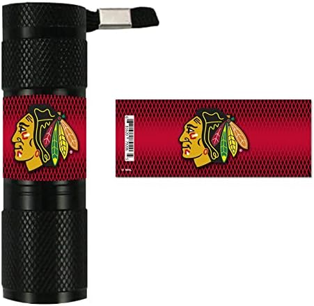 NHL - Chicago Blackhawks lanterna de bolso LED - 3,5 pol. X 1in.