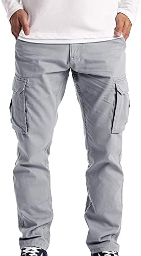 Jinfe 4 8 Leggings coloridas calças masculinas casuais calças de ferramentas de ferramentas de várias