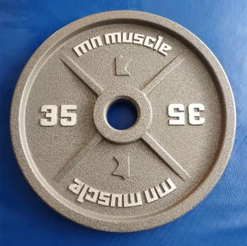 Placa de peso olímpica de 35 lb pelo músculo de Minnesota