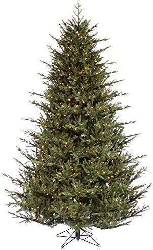 Vickerman 4.5 'Itasca Fraser Árvore de Natal Artificial, luzes claras e iluminadas - Árvore de Natal