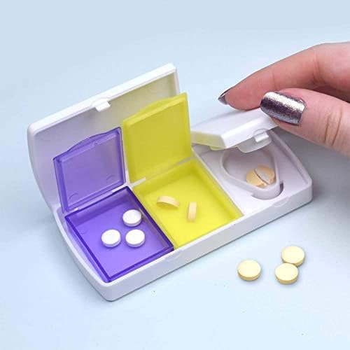 Caixa de comprimidos de 'decoração do coração' com divisor de comprimidos