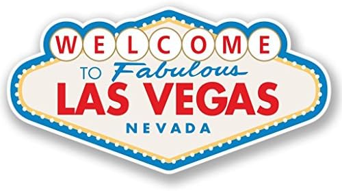 Las Vegas Sign Stick Sticker Decalk Travel 5