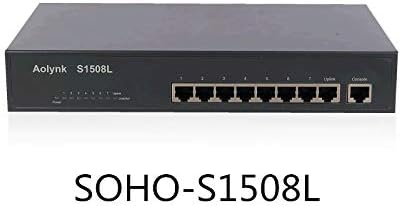 H3C SoHO-S1508L Ethernet Switch de 8 porta TV Digital Corredor Fio Speed ​​Intelligent com VLAN