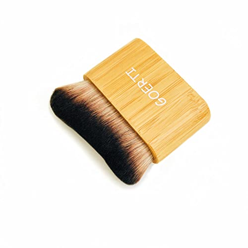 GOERTI Auto -tan Brush Body Makeup Brush Travel Kabuki Brush, Aplicador de faixa de bronzeamento