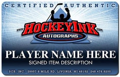 Artemi Panarin autografou Chicago Black Hawks Puck Go Hawks - Pucks autografados da NHL
