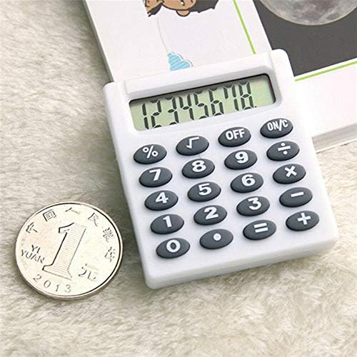 Calculadora senrise Pocket Mini Small Protable - Escola/Crianças/Casa/Escritório/Enfermeiras - Solar/Bateria