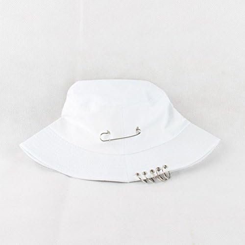 Chique fenical chapé unissex chapéu sunhat bonnie taps de verão compacível com decorações de piercing de pinos