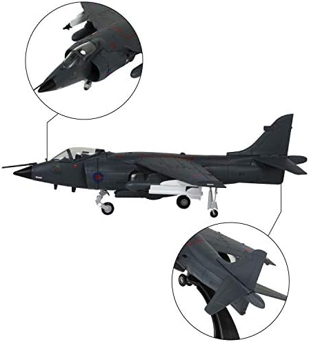 Hanghang 1/72 escala Reino Unido Harrier FRSMK1 Ataque de ataque de metal Modelo militar Fairchild Republic