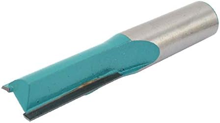 X-dree 1/2 Corte diâmetro de metal duplo flautas nítidas Brilhas de perfuração reta do roteador para carpinteiro