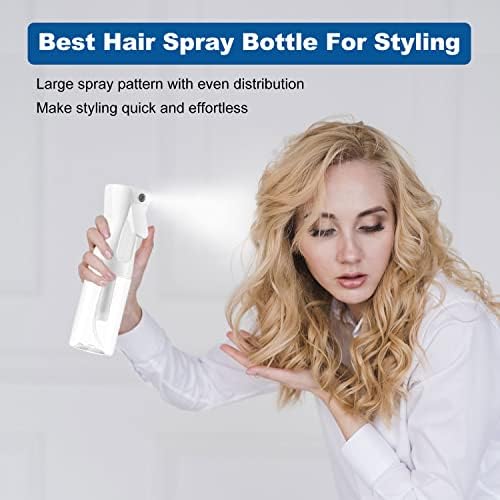 Garraqueiro de spray contínuo de YunFook para cabelos - Pulverizador de névoa de água ultra fina vazia