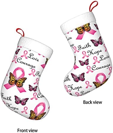 Meias de Natal de Aunstern Faith Rosa Fibbons Butterfly Doublesed-F-Fosal Solping Mekings