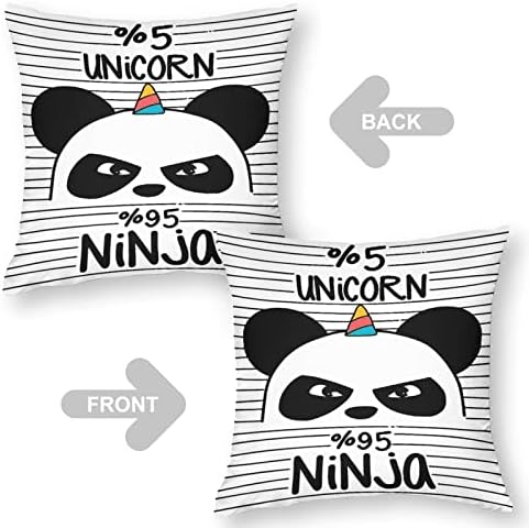 Novo travesseiro quadrado de uns unicorn panda tampas de almofada de poliéster tampas de almofada de arremesso