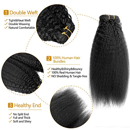 Ouri Hair Helfy Human Hair 1 pacote 9a Virgem não processada Brasileiro Cabelo humano reto de cabelo 100g