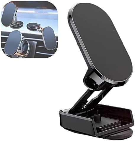 Tlevint liga dobrável portador de telefone de carro magnético, suporte de telefone magnético da liga